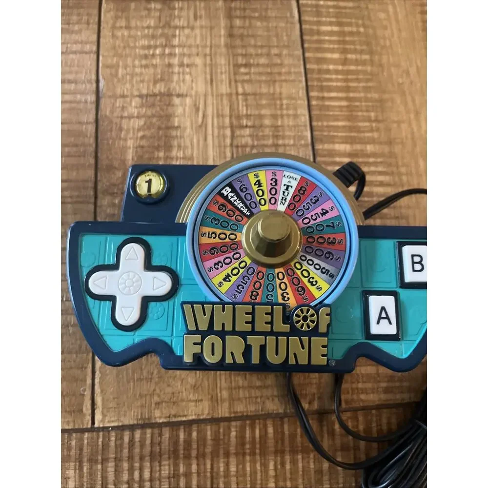 Wheel of Fortune TV Plug N Play TV Game Jakks Pacific Video TESTED & Works 2005